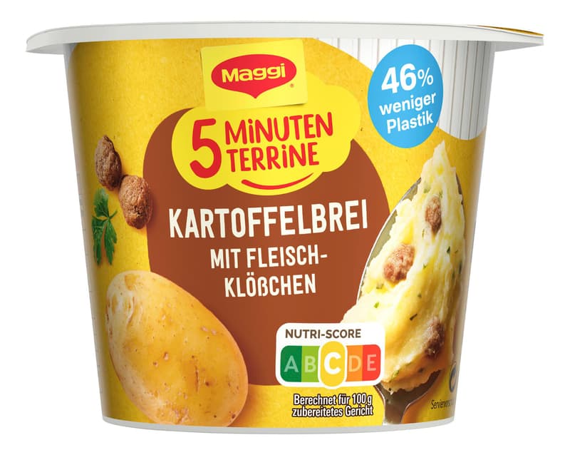 Maggi 5 Minute Terrine Mashed Potatoes with Meatballs