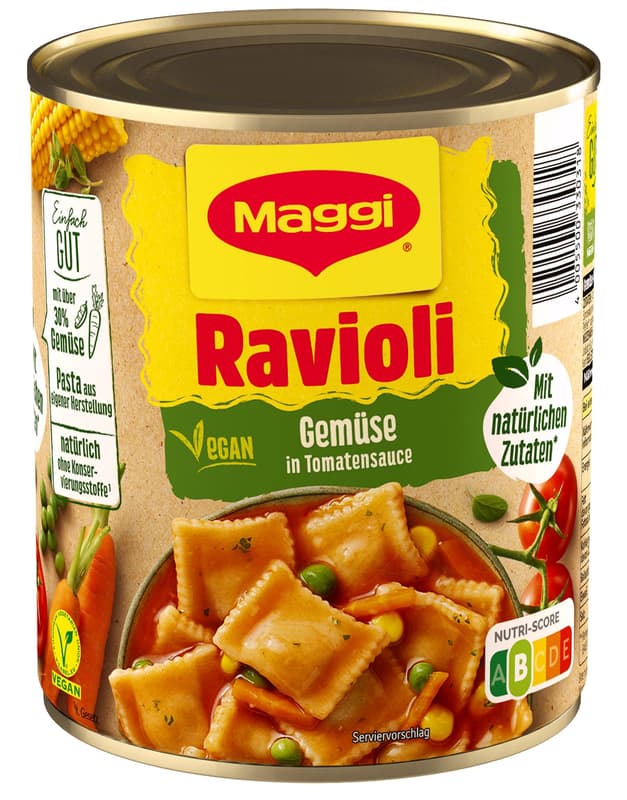 Maggi Vegetable Ravioli without meat