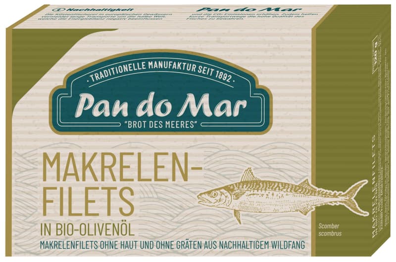 Pan do Mar Makrelenfilets in Bio-Olivenöl