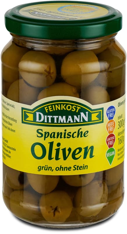 Feinkost Dittmann green olives without stone