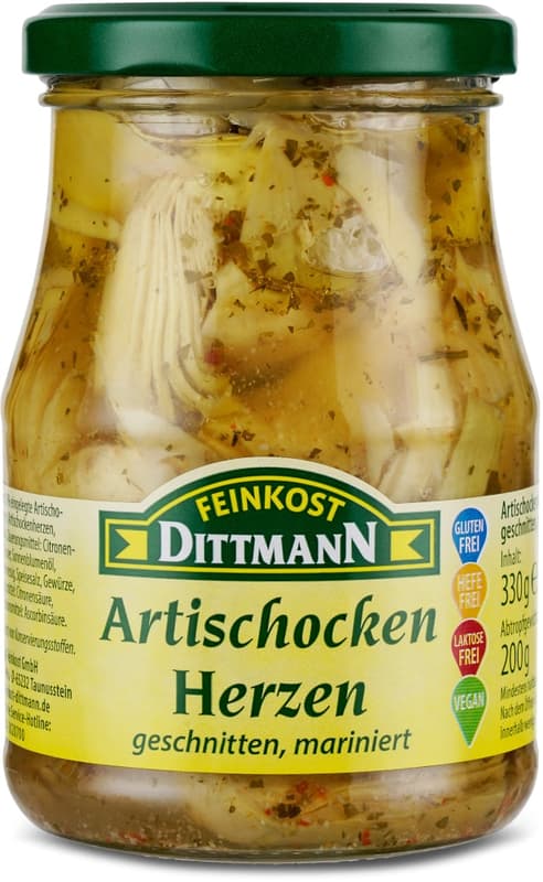 Delicatessen Dittmann artichoke hearts