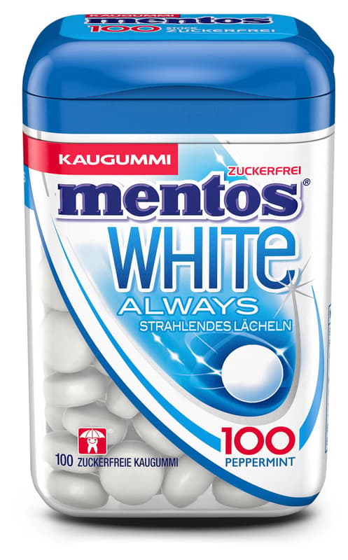 Mentos Chewing Gum White Peppermint