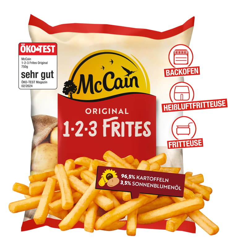 McCain 1.2.3 Frites Original
