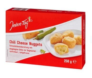 Chili cheese nuggets every day
