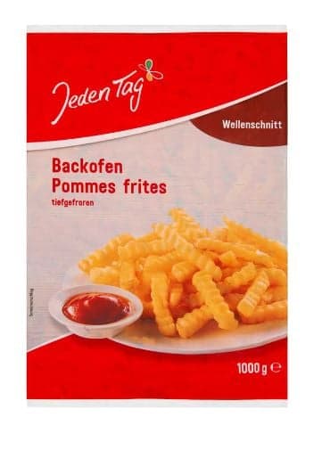 Everyday oven fries wavy cut