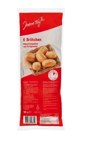 Jeden Tag 6 Baguettebrötchen