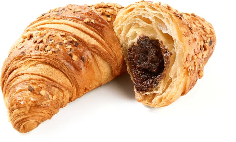 Chocolate-nut croissant