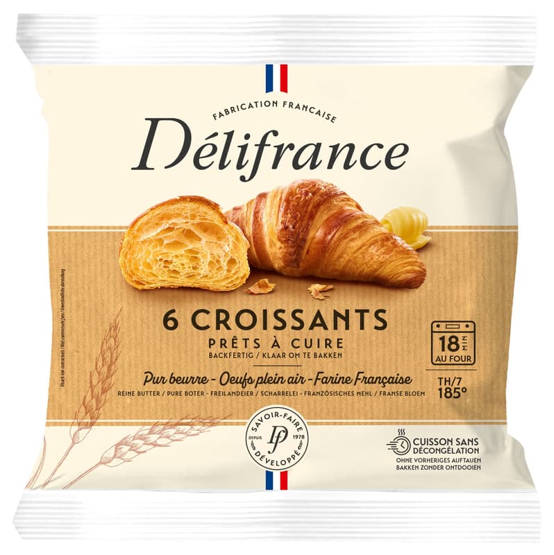 Délifrance Butter Croissant 6 pieces
