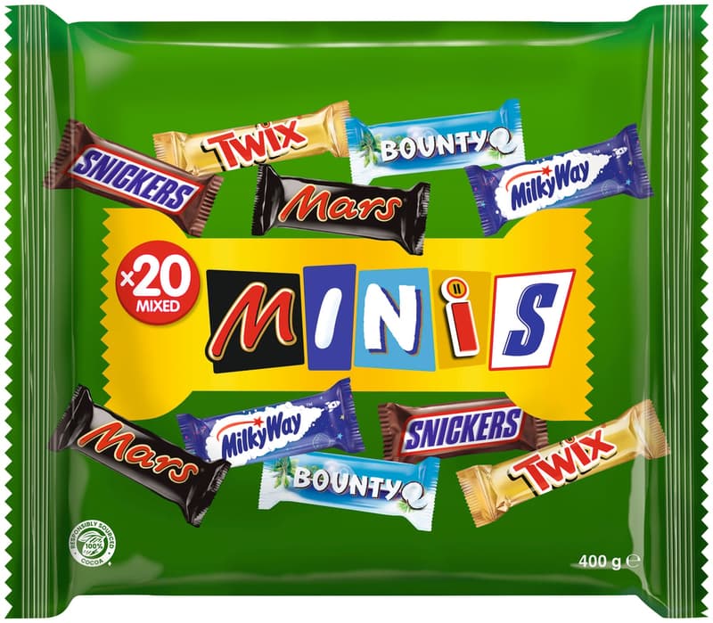 Mixed Minis 20 Schokoriegel
