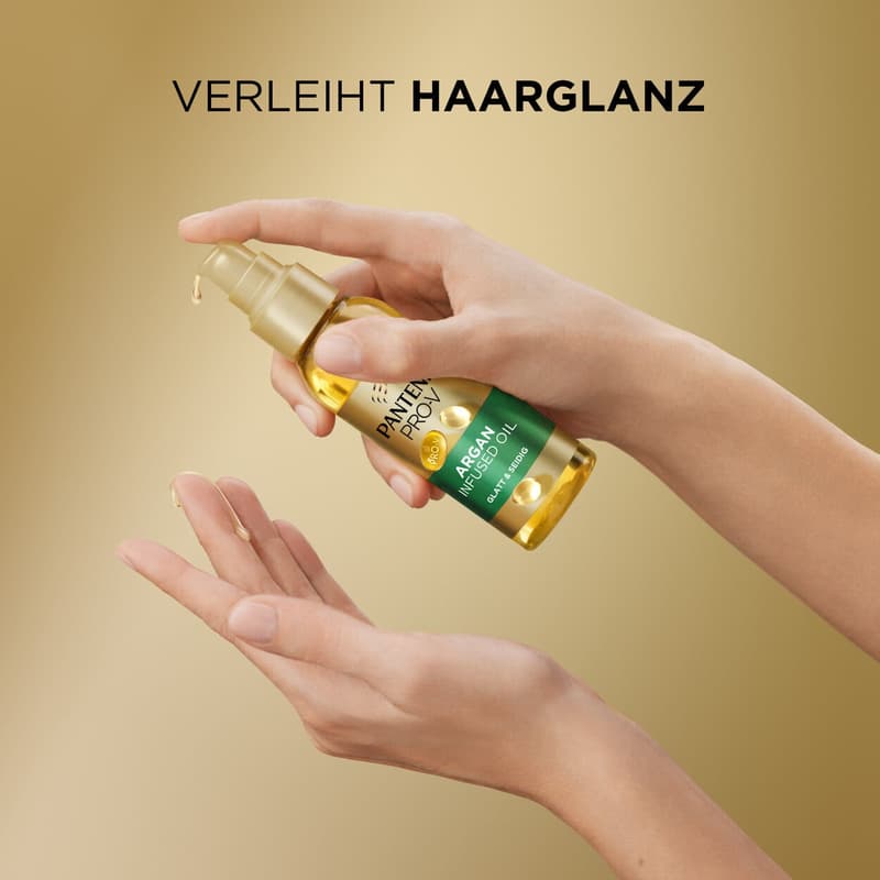Pantene Pro-V Argan Infused Hair Oil, For Unruly Hair