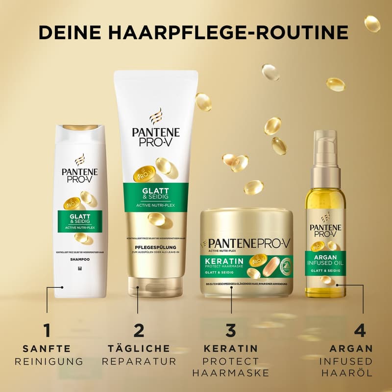 Pantene Pro-V Argan Infused Hair Oil, For Unruly Hair