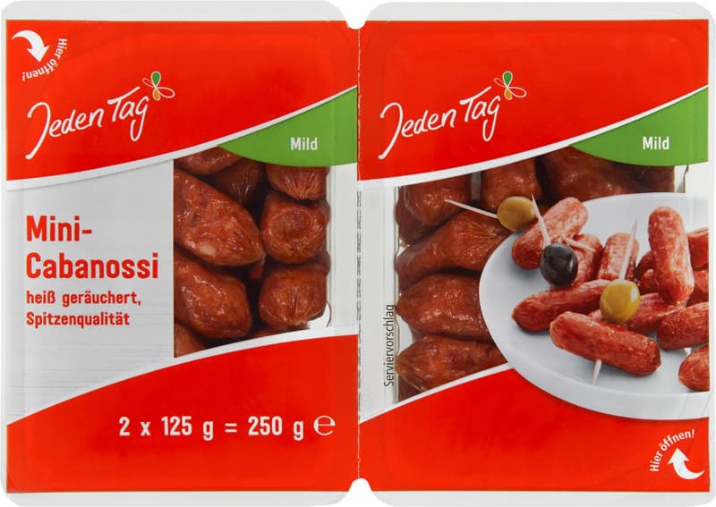 Jeden Tag Mini Cabanossi Mild