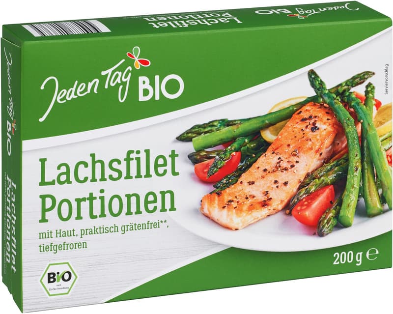 Jeden Tag BIO Lachsfilet gefroren