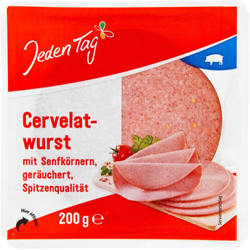Cervelat sausage every day