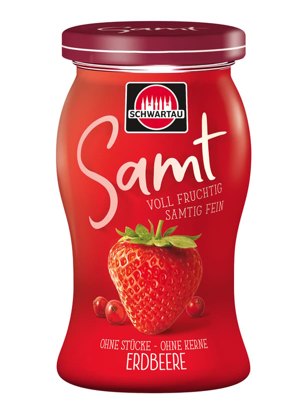 Schwartau Velvet Strawberry Fruit Spread without pieces & without seeds