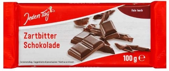 Jeden Tag Schokolade Tafel Zartbitter