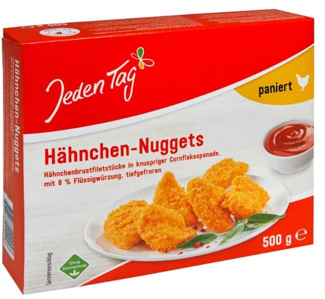 Chicken nuggets every day