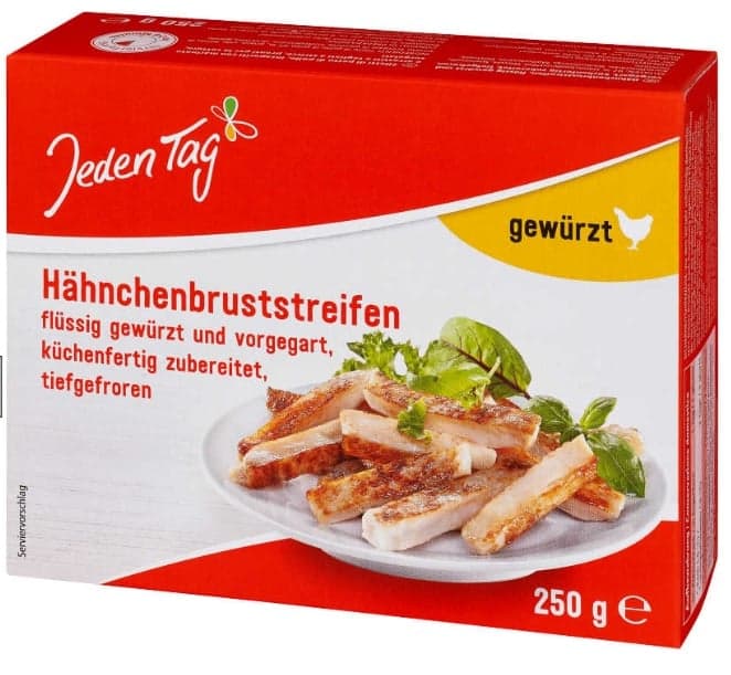 Chicken breast strips every day