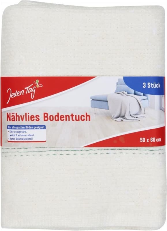Every day sewn-on floor cloth 3-pack