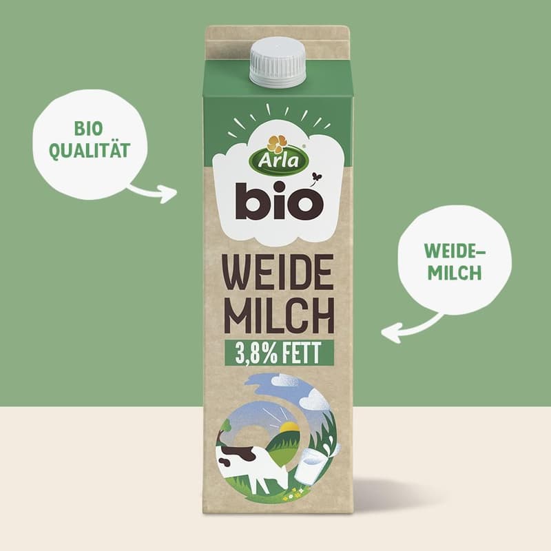 Arla Organic Fresh Pasture Milk 3.8% fat