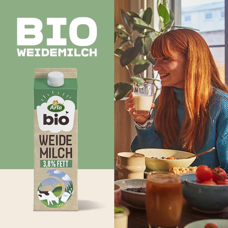 Arla Organic Fresh Pasture Milk 3.8% fat