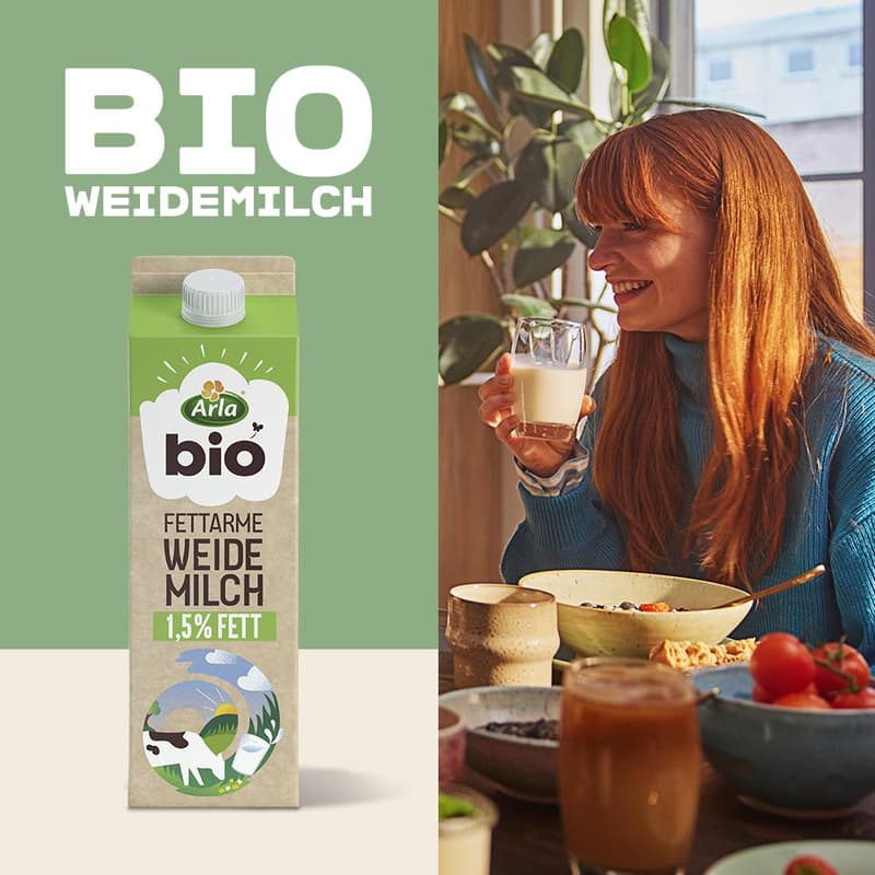 Arla Bio Frische Weidemilch 1,5% Fett
