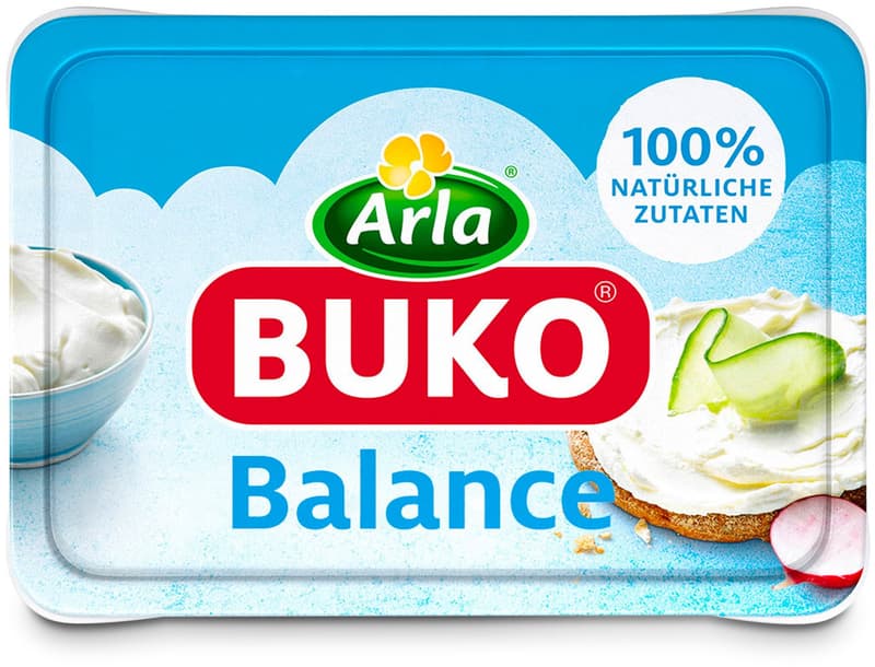 Arla Buko Balance cream cheese, non-GMO