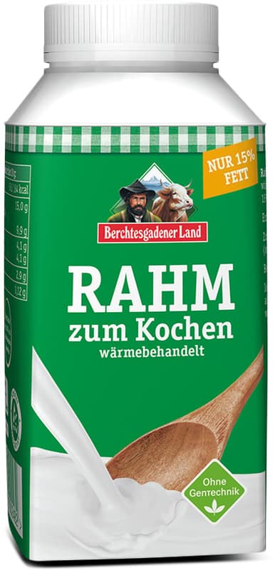 Berchtesgadener Land Rahm zum Kochen 15%