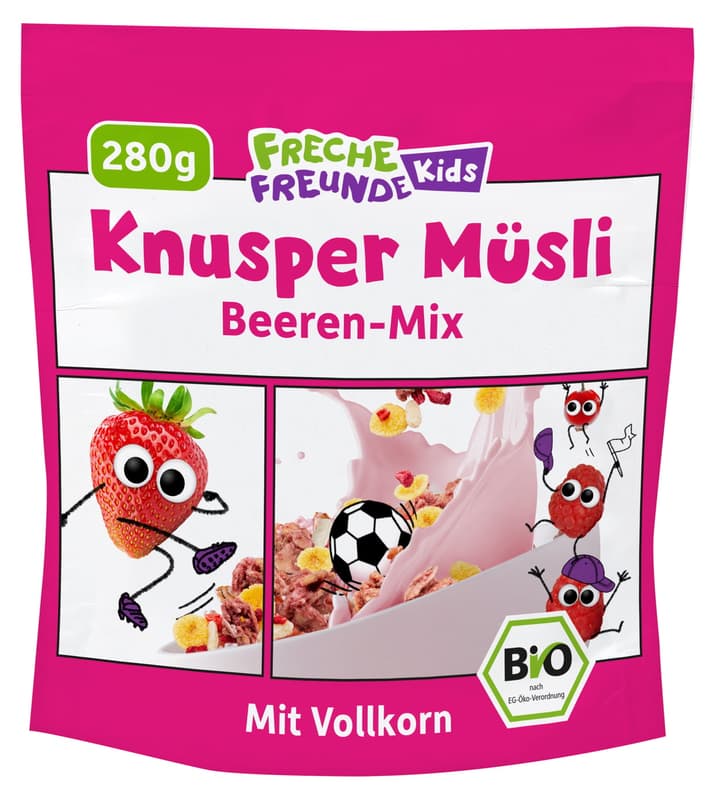 Freche Freunde Organic Eddas Crunchy Muesli - Berry Mix