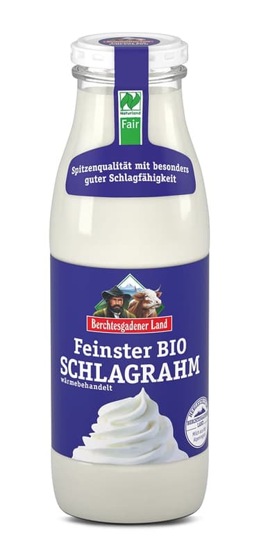 Berchtesgadener Land NL-Fair Organic Whipped Cream 32% (MOREWEG)