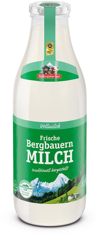 Berchtesgadener Land Fresh mountain farm milk, 3.5% fat (MOREWEG)