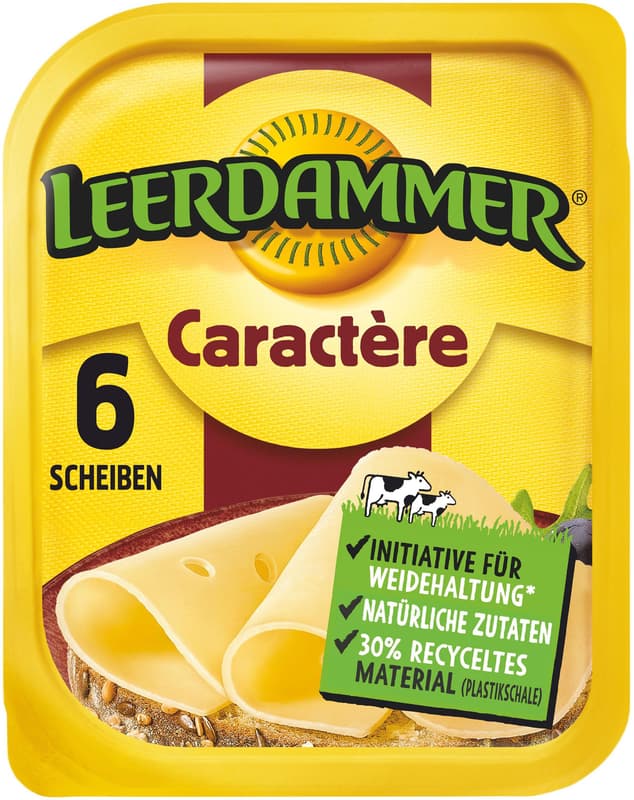 Leerdammer Caractère - Cheese Slices Hearty and intense