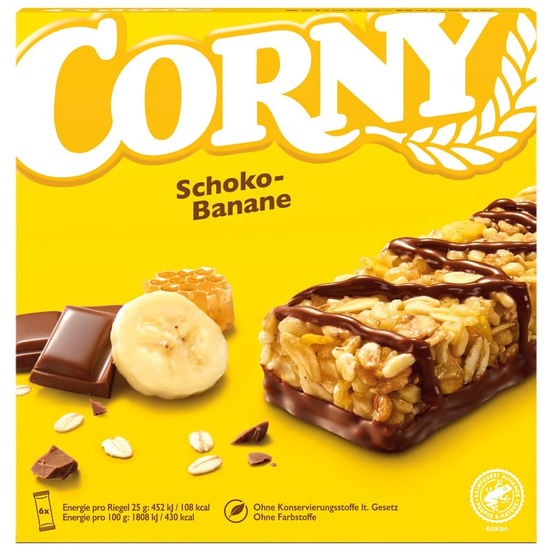 Corny chocolate banana