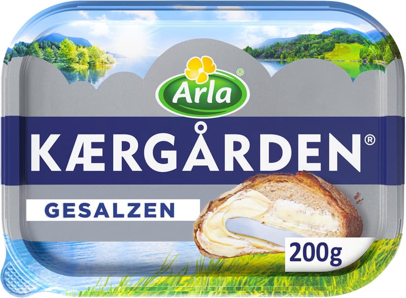 Arla Kaergarden Salted, made with butter and rapeseed oil