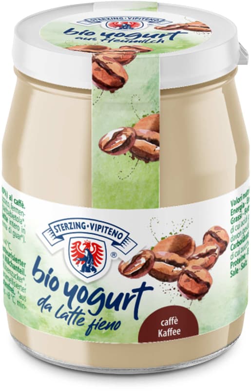 Sterzing BIO yoghurt coffee in a jar