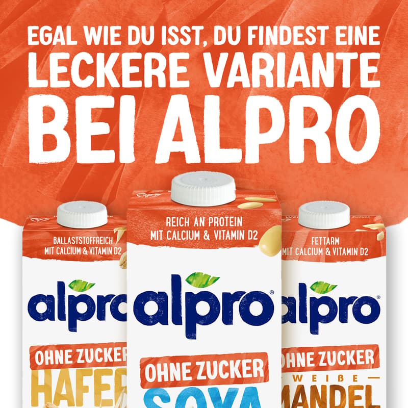 Alpro Sojadrink ohne Zucker VEGAN