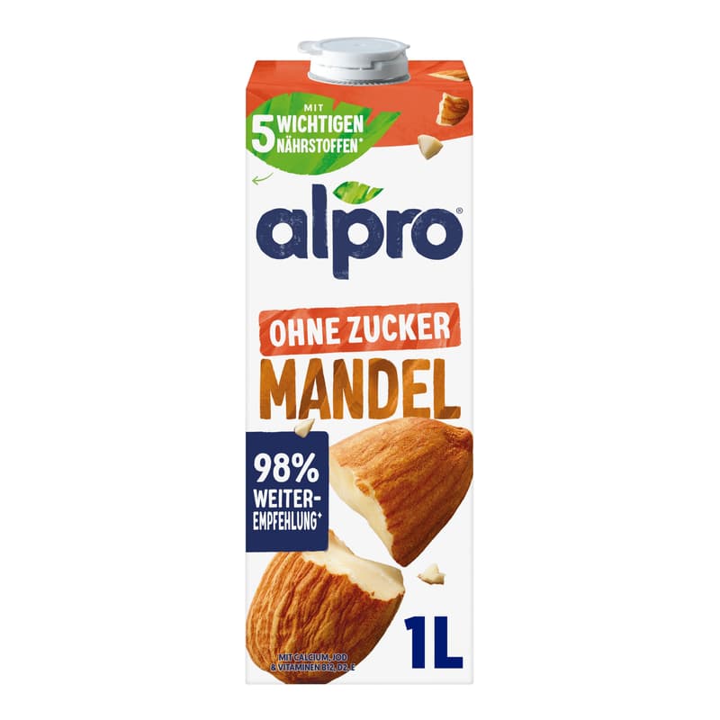 Alpro Almond Drink without sugar roasted