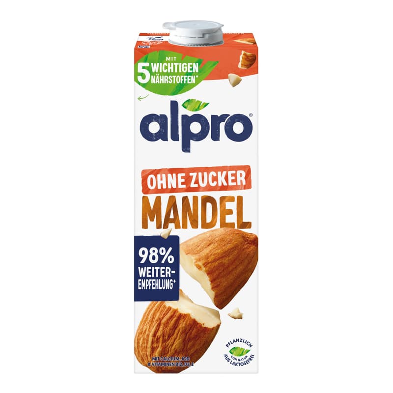 Alpro Almond Drink without sugar roasted