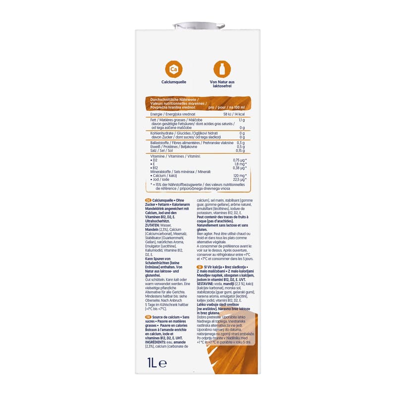 Alpro Almond Drink without sugar roasted