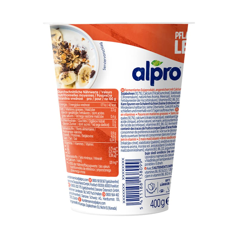 Alpro Soy Yoghurt Alternative Natural without sugar