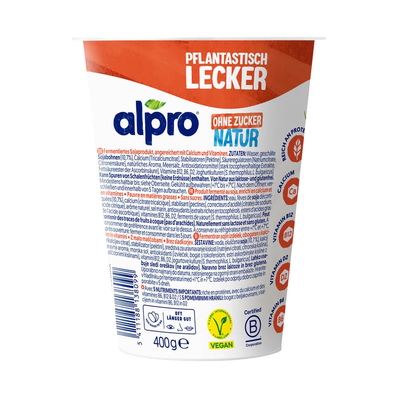 Alpro Soy Yoghurt Alternative Natural without sugar