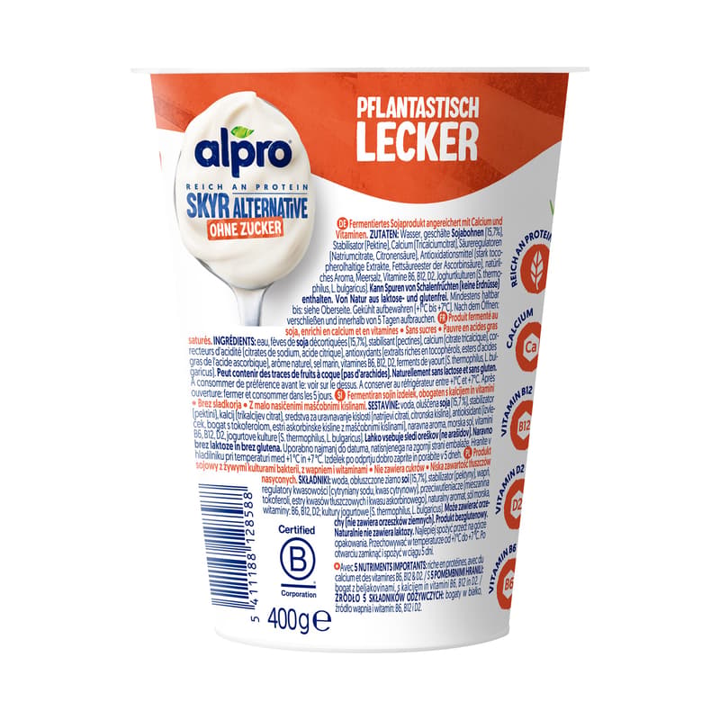 Alpro Skyr Style Joghurtalternative Ohne Zucker VEGAN