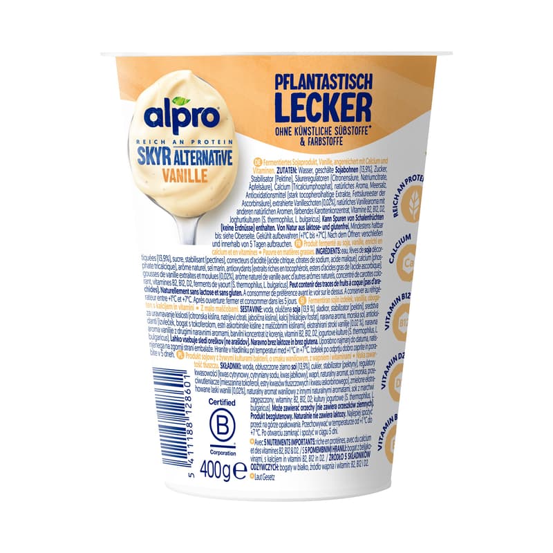 Alpro Skyr Style yogurt alternative vanilla VEGAN