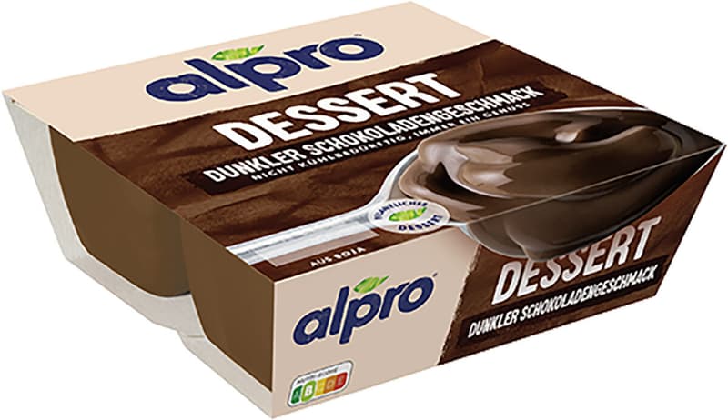 Alpro Soy Dessert Dark Chocolate Semi-sweet VEGAN