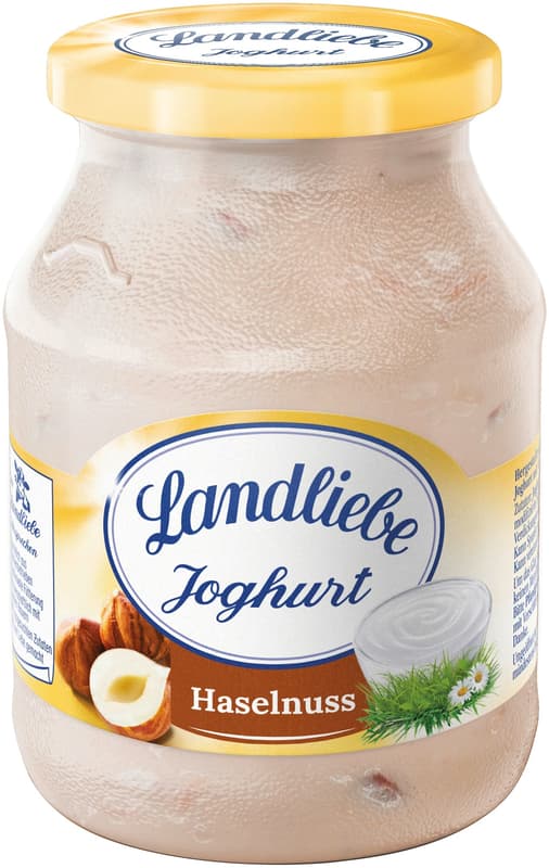 Landliebe Yogurt Hazelnut Glass