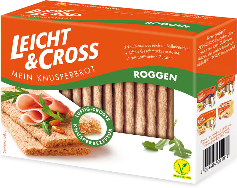 Leicht & Cross Knusperbrot Roggen