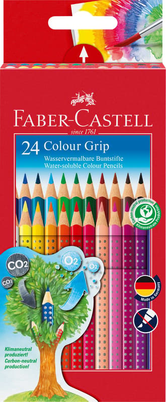 Faber-Castell Buntstift Colour Grip 24er Etui