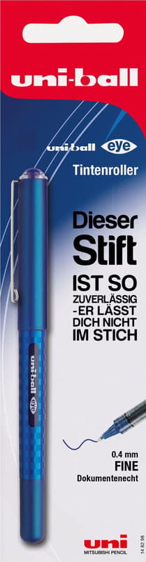 Faber-Castell Tintenroller Eye Design blau Blisterkarte