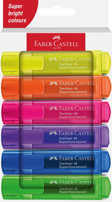 Faber-Castell highlighter TL 46 SF 6er cardboard box