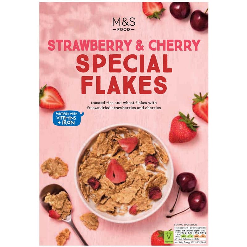 Marks & Spencer Strawberry & Cherry Special Flake